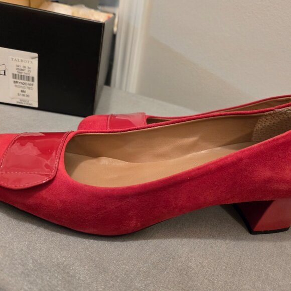 red dress shoes, comfortable, worn onc - Picture 4 of 4